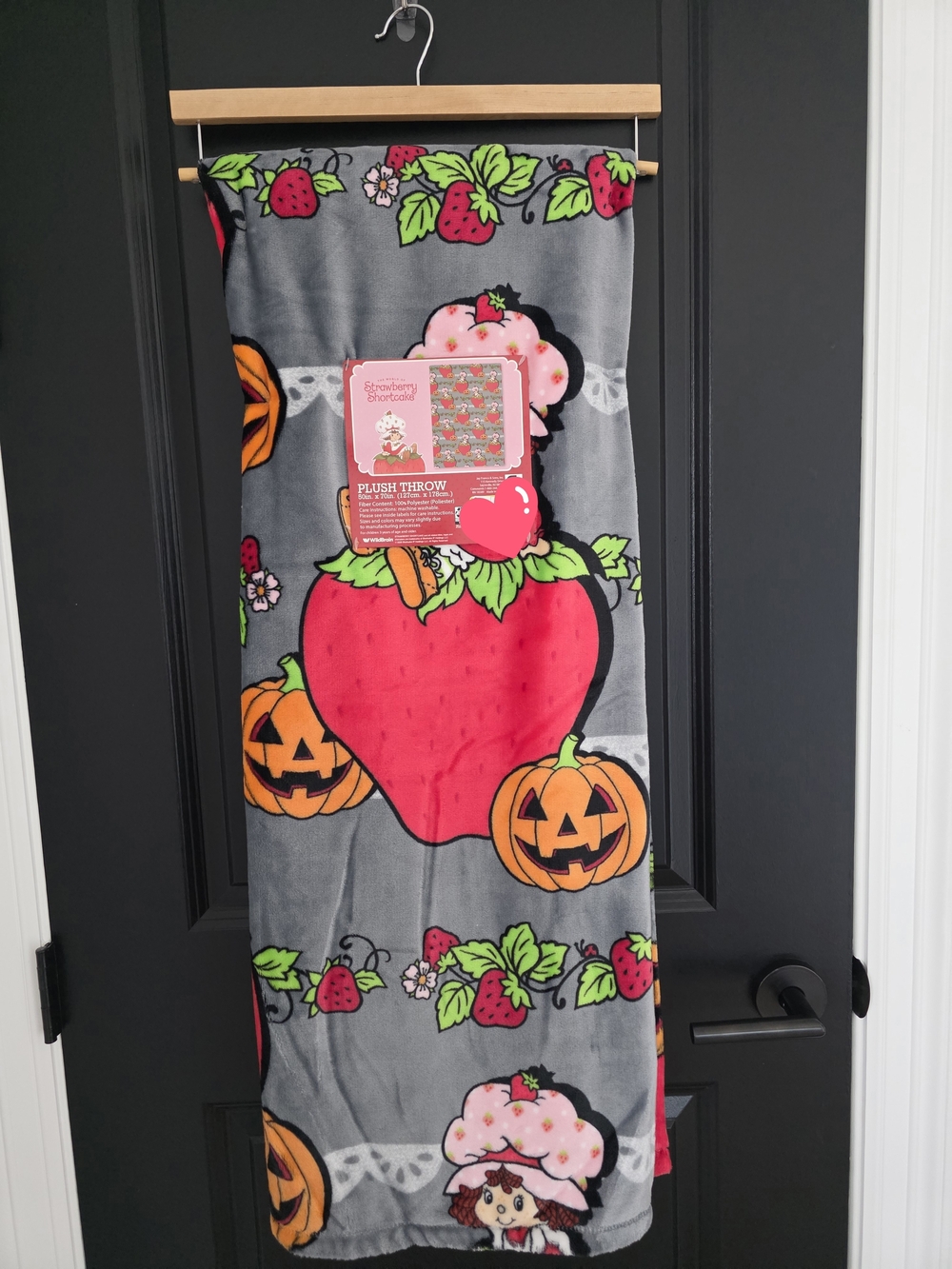 NWT Strawberry Shortcake Halloween Throw